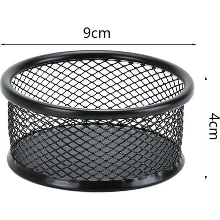 Soporte de Clip de Papel Metal Teensery 2 Pcs Negro 9x4 cm