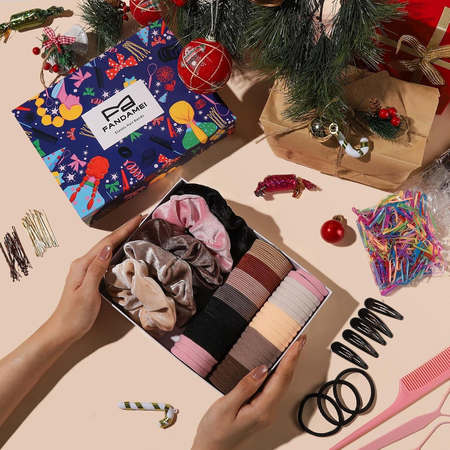 Kit de Gomas para el Cabello FANDAMEI - 900 Piezas y Accesorios