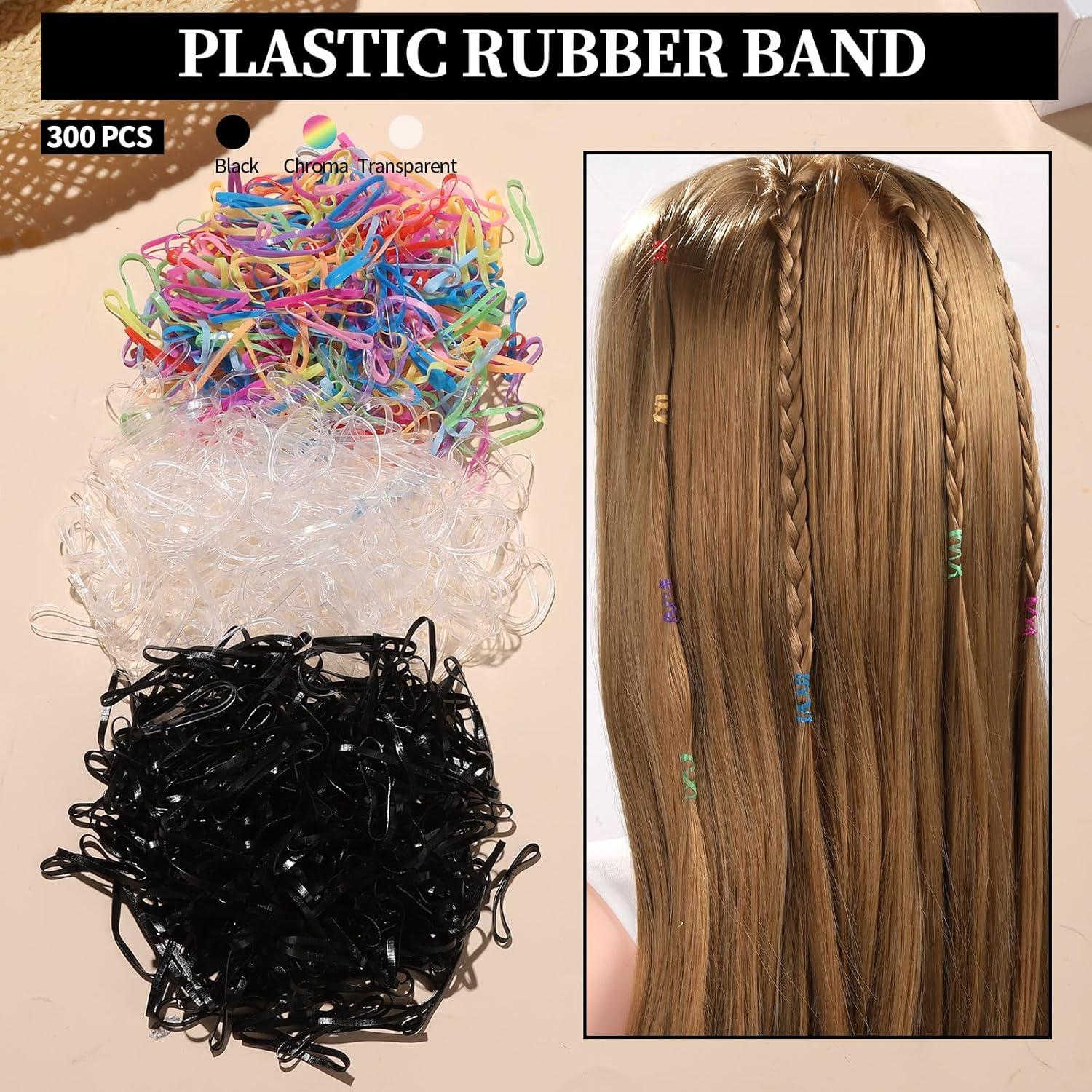 Kit de Gomas para el Cabello FANDAMEI - 900 Piezas y Accesorios