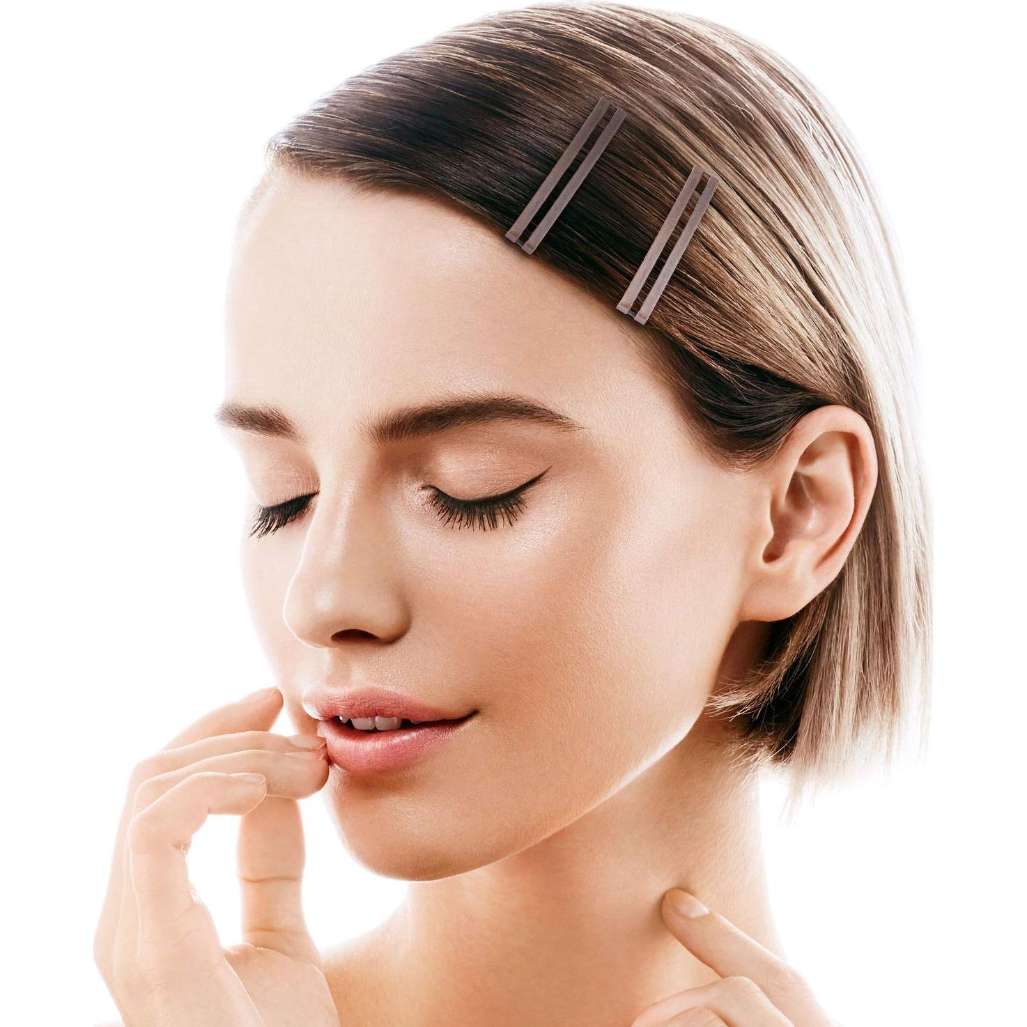 48 Clips de Pelo de Metal Antideslizantes WILLBOND 6x1 cm