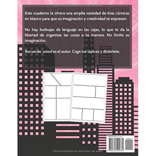 Mi Libro de Comics: 130 tableros en blanco para crear tu propio cómic, con una gran variedad de modelos | ¡El autor eres tú! El autor eres tú! : ... adultos que aman los cómics (Spanish Edition)