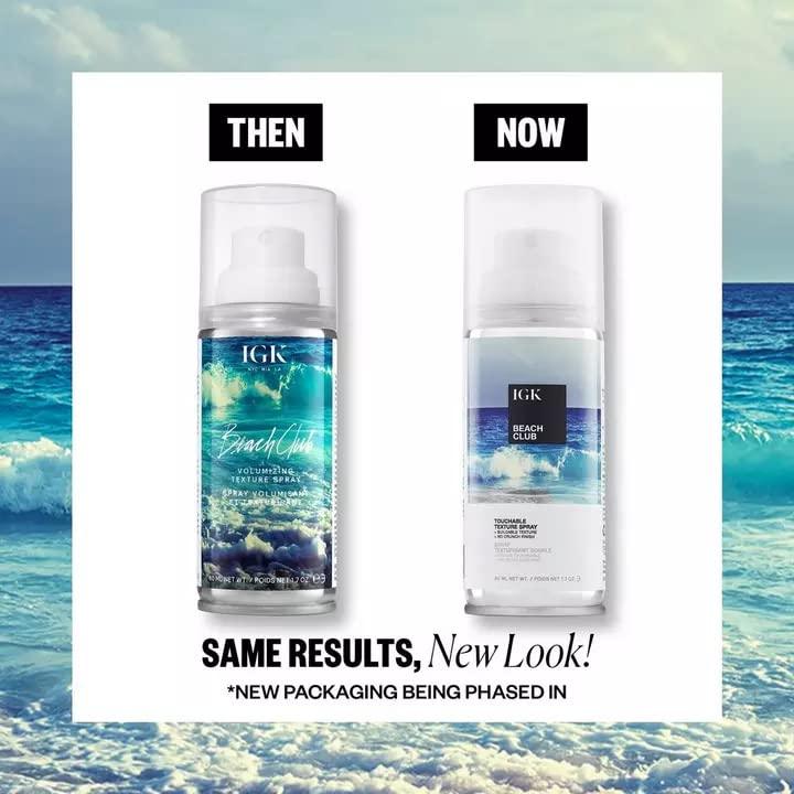Spray de Textura Táctil IGK BEACH CLUB 50 ml - Volumen y Sujeción