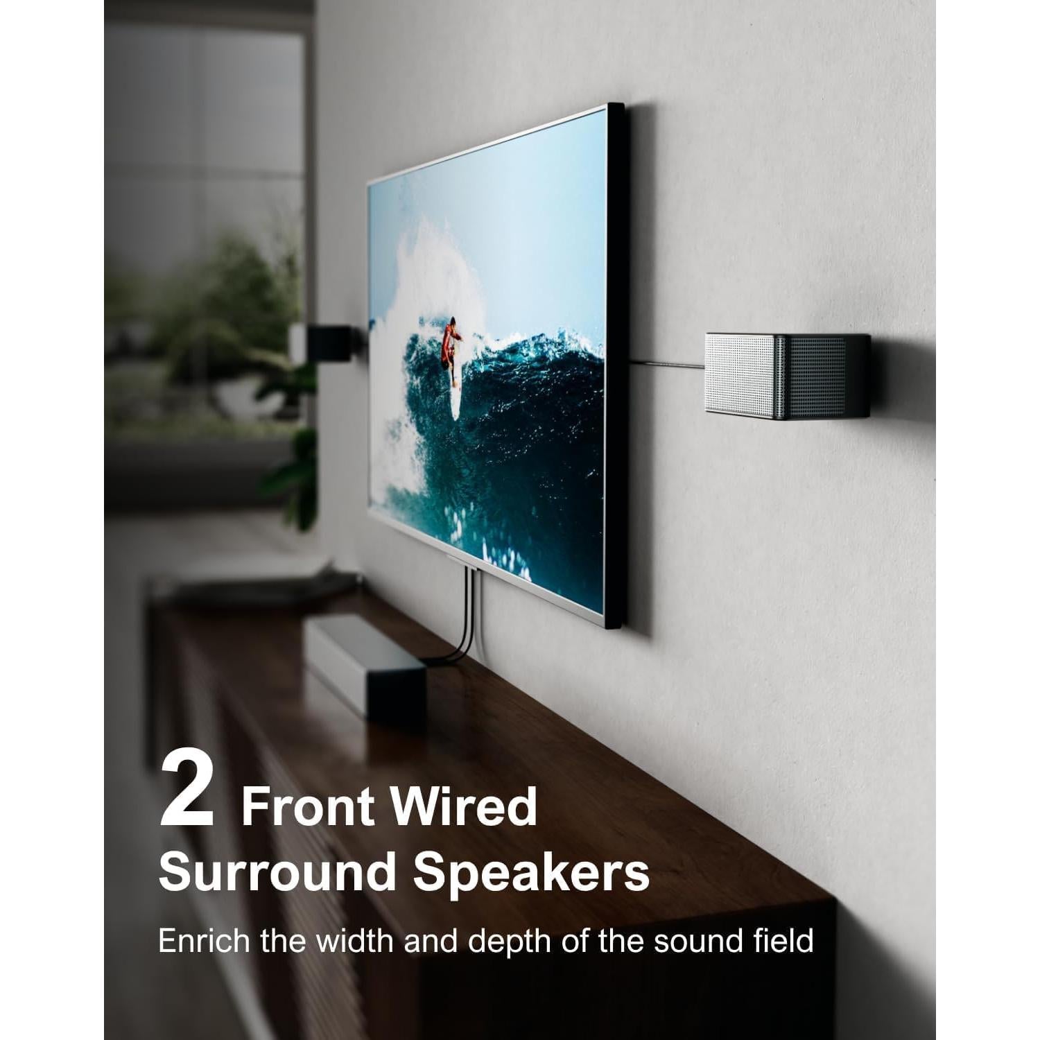 Sistema de Sonido Surround 7.1 ULTIMEA Poseidon D80 con Dolby Atmos