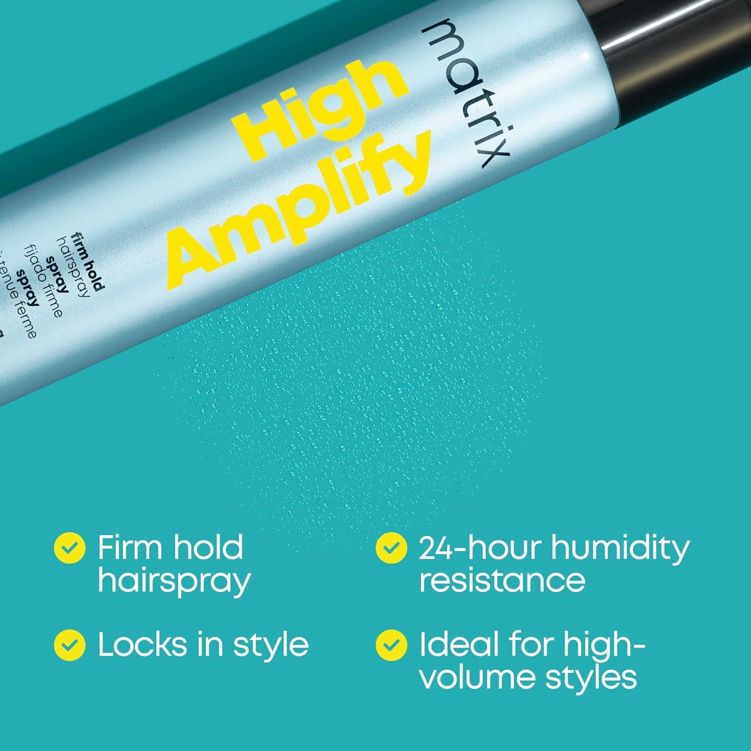 Laca para Cabello Matrix High Amplify 21g - Fijación Firme y Volumen