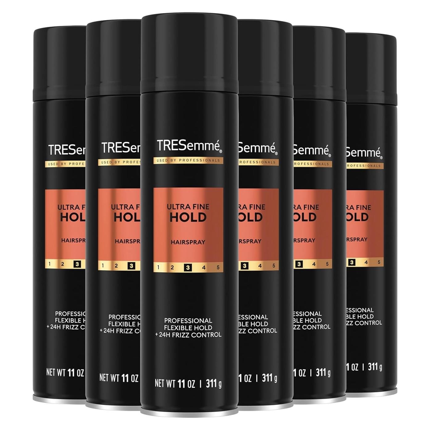 TRESemmé Spray Fijador Ultra Fino 311g Paquete de 6 - Sujeción Flexible