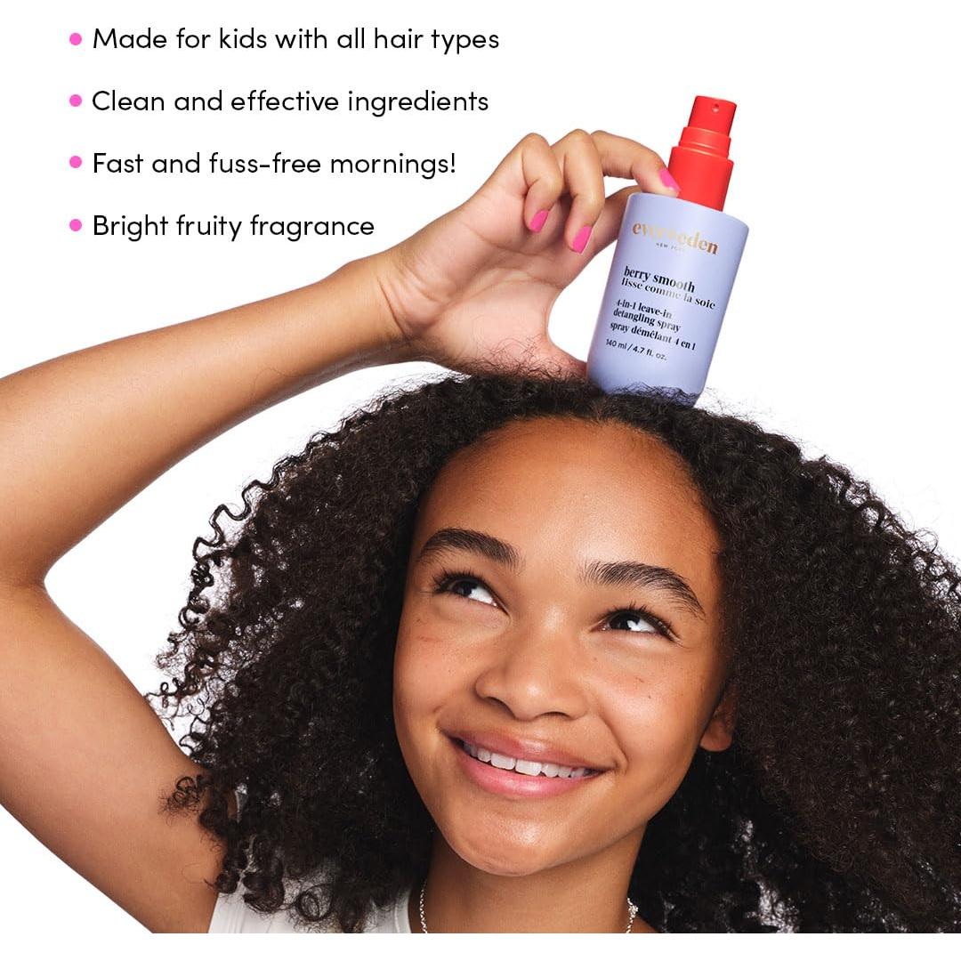 Spray Desenredante para Niños Evereden 4-en-1 Vegano 200ml