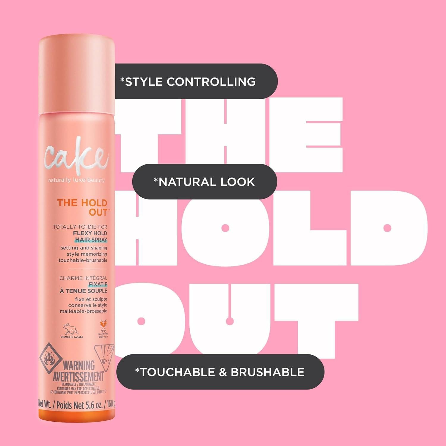 Laca para el Cabello Cake Beauty The Hold Out 159 g - Sujeción Flexible