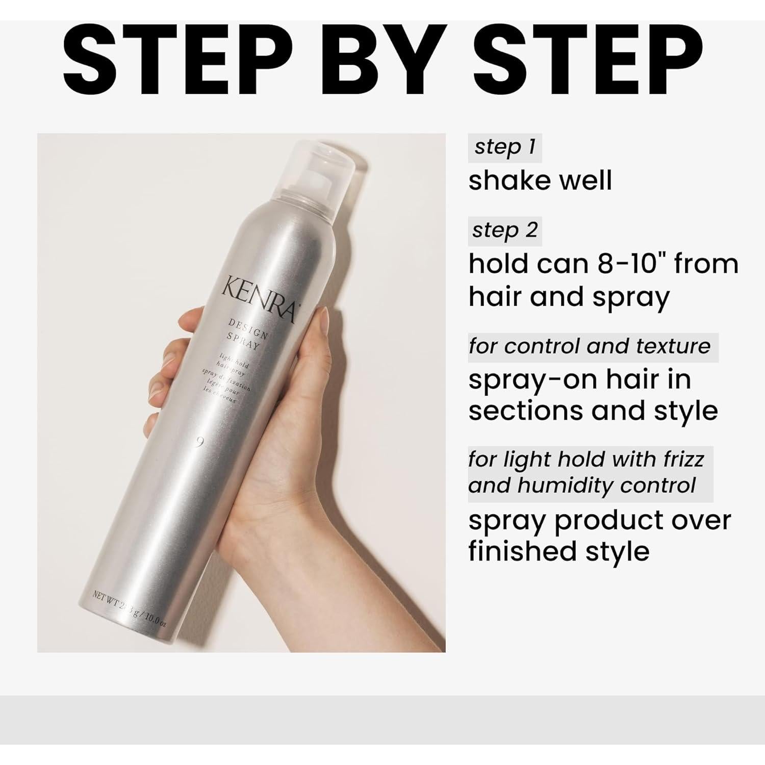 Spray para el Cabello Kenra Design Spray 9 - Fijación Ligera 283.5g