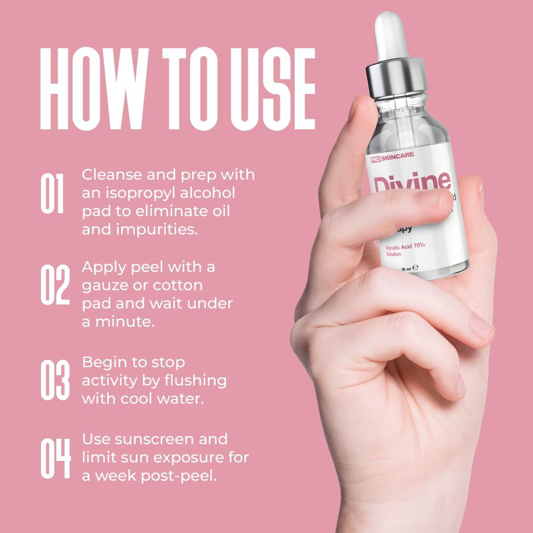 Peeling Químico Facial 70% Ácido Glicólico Beautiste 30 ml