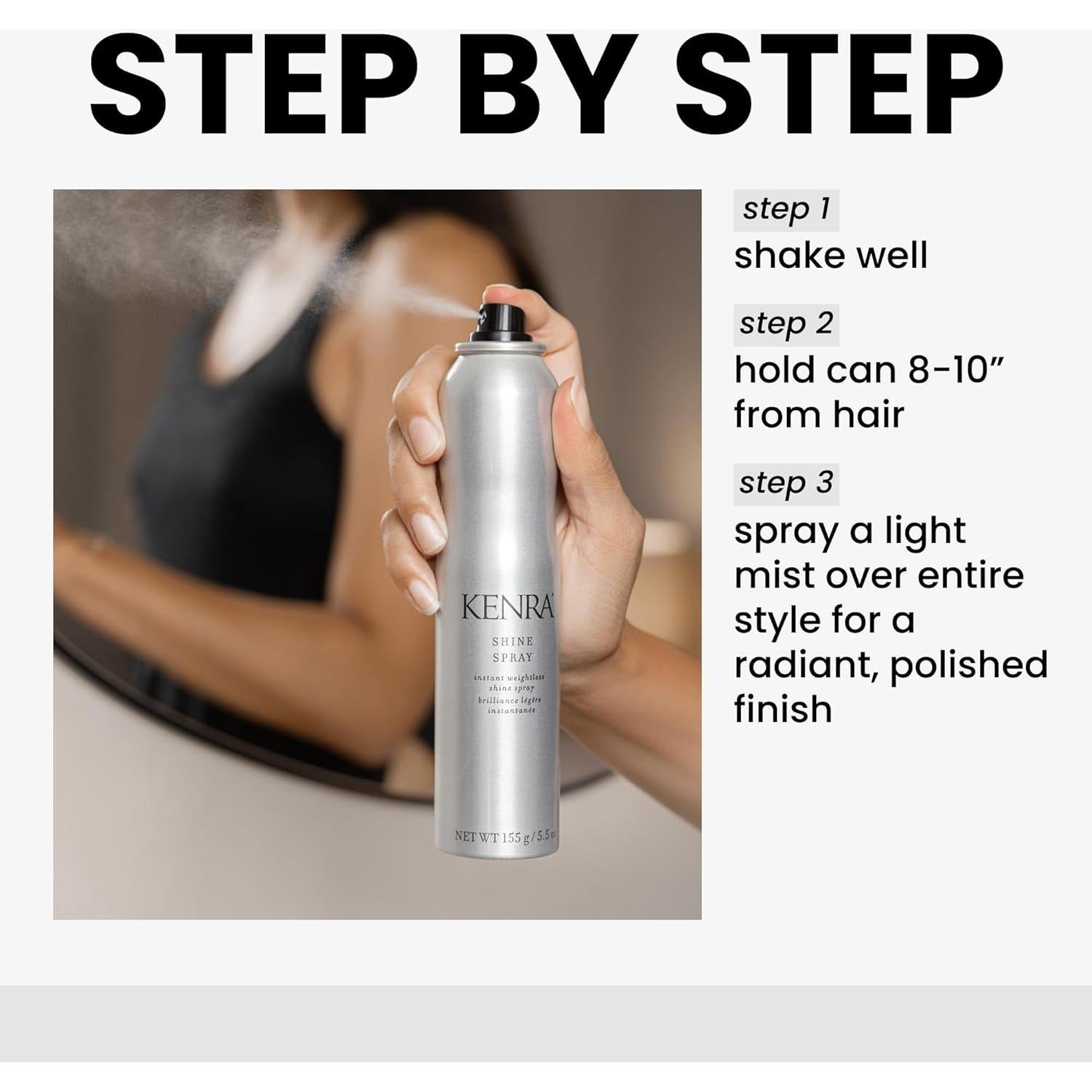 Spray Brillante Kenra 162.56 ml | Control Frizz y Color