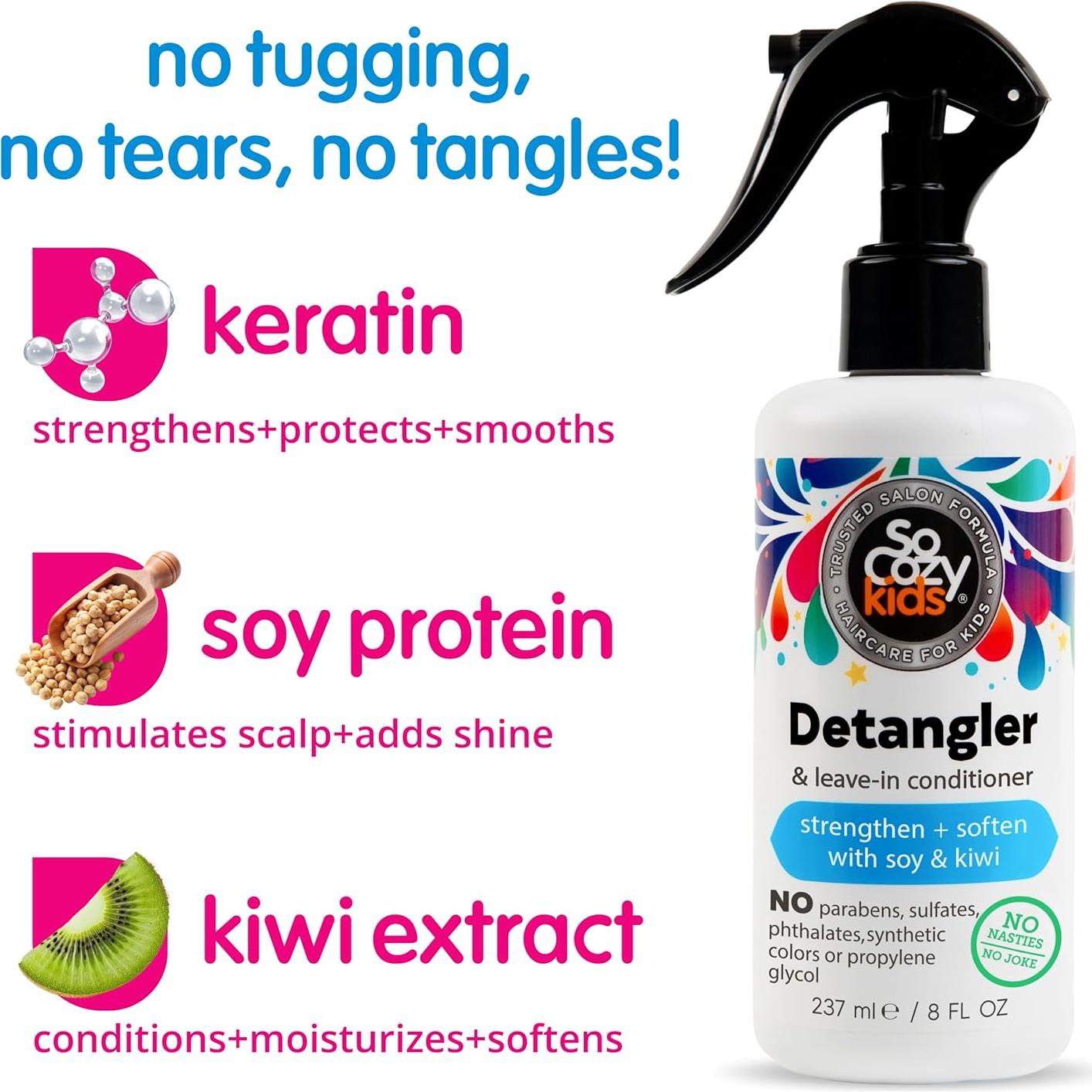 Spray Desenredante y Acondicionador So Cozy 236.6 ml Niños