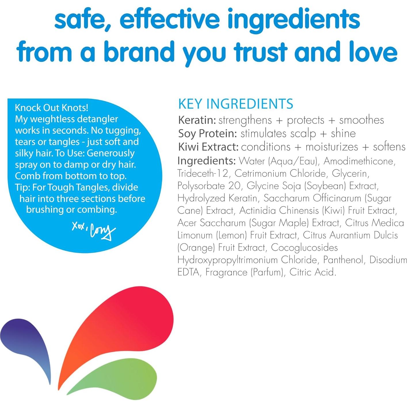 Spray Desenredante y Acondicionador So Cozy 236.6 ml Niños