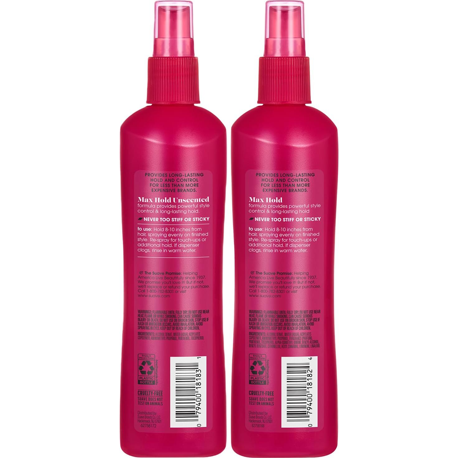 Laca para el Cabello Suave Fijación Máxima 311g - Paquete de 2