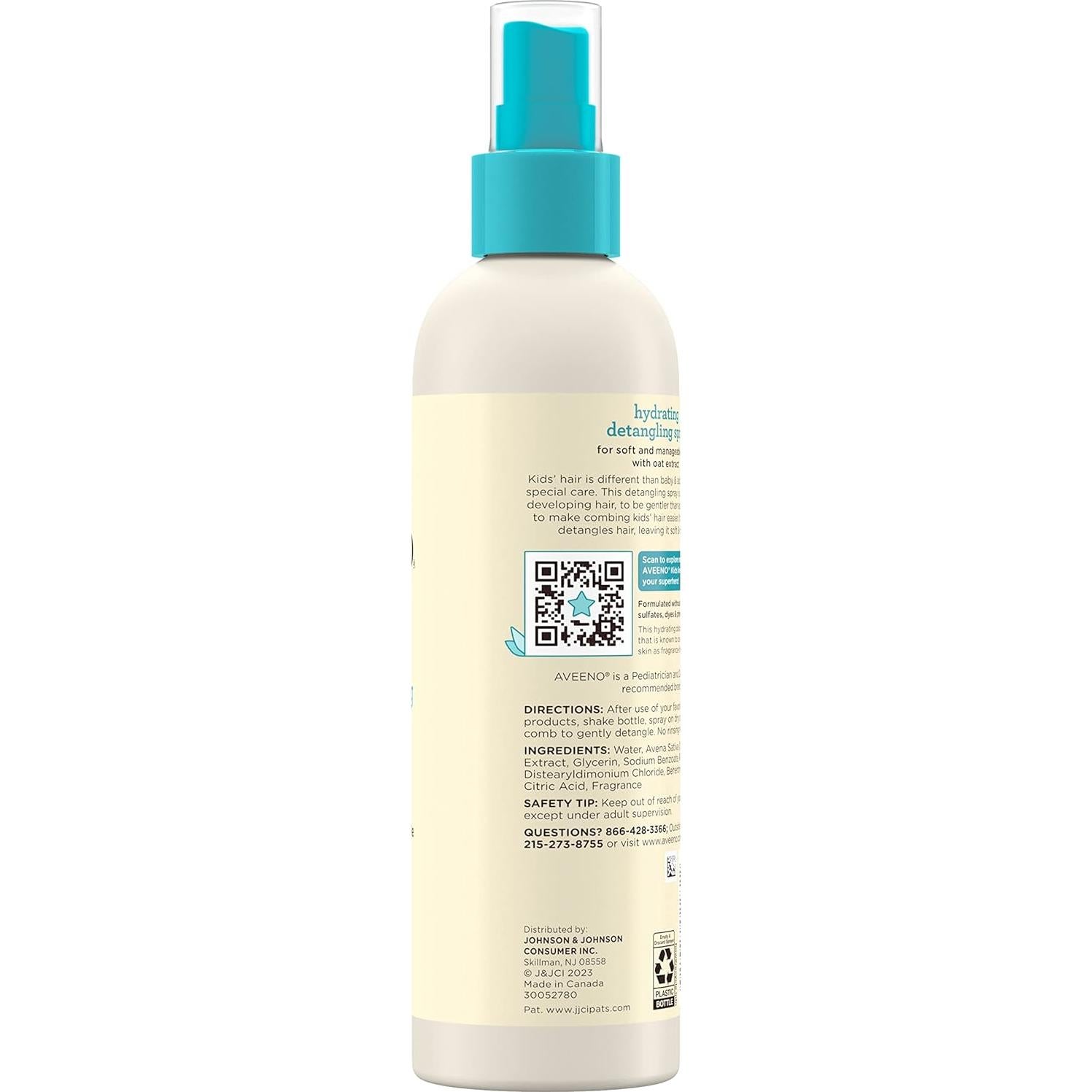 Acondicionador Hidratante Desenredante Aveeno Kids 295 ml