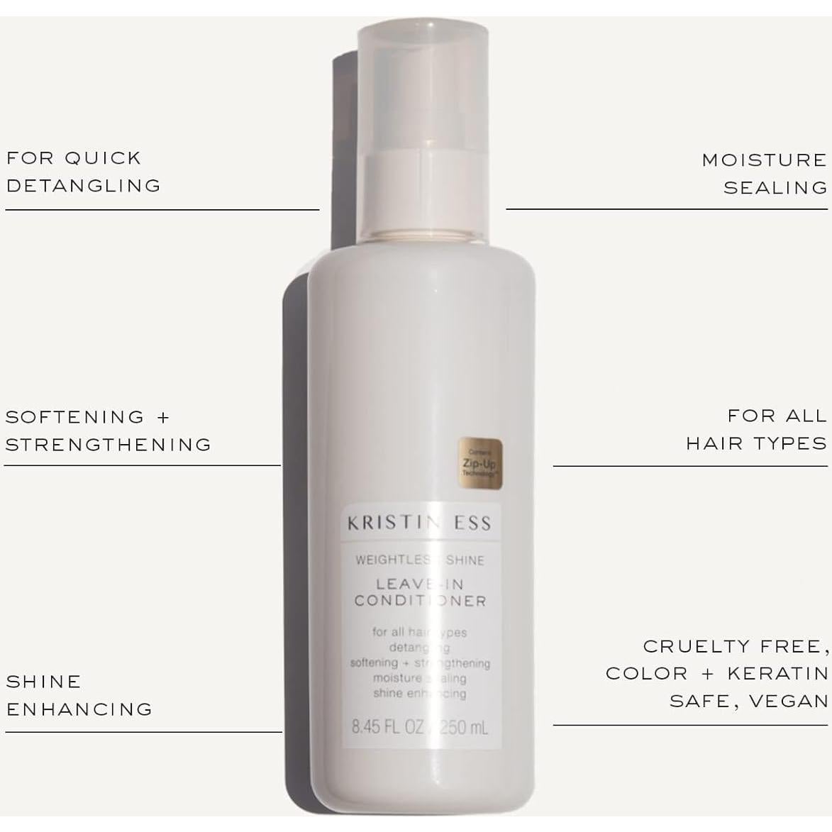 Acondicionador Sin Enjuague Kristin Ess 295ml - Anti Frizz y Brillo