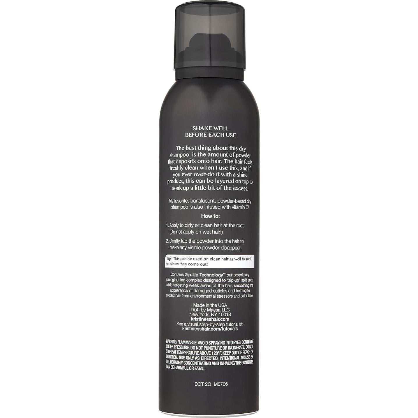 Champú Seco Kristin Ess para Cabello Graso - 160g - Vegano