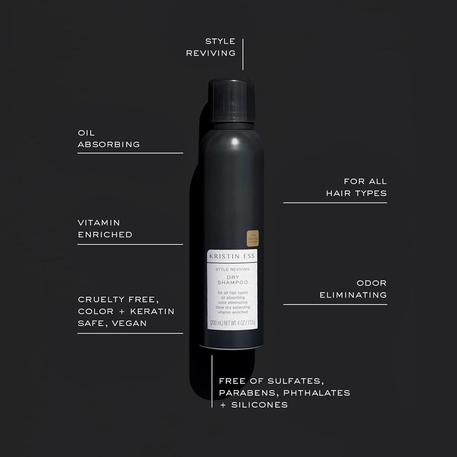 Champú Seco Kristin Ess para Cabello Graso - 160g - Vegano