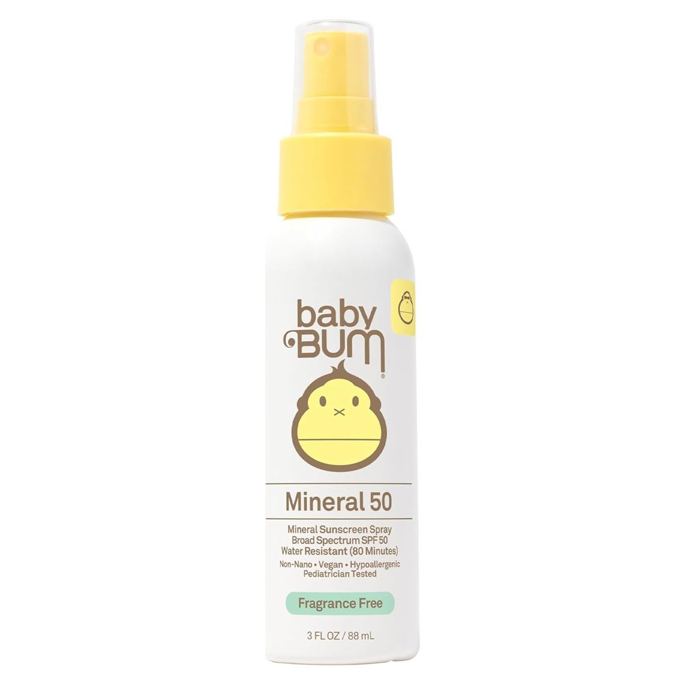 Spray Solar Baby Bum SPF 50 | Protección Mineral 88.7 ml