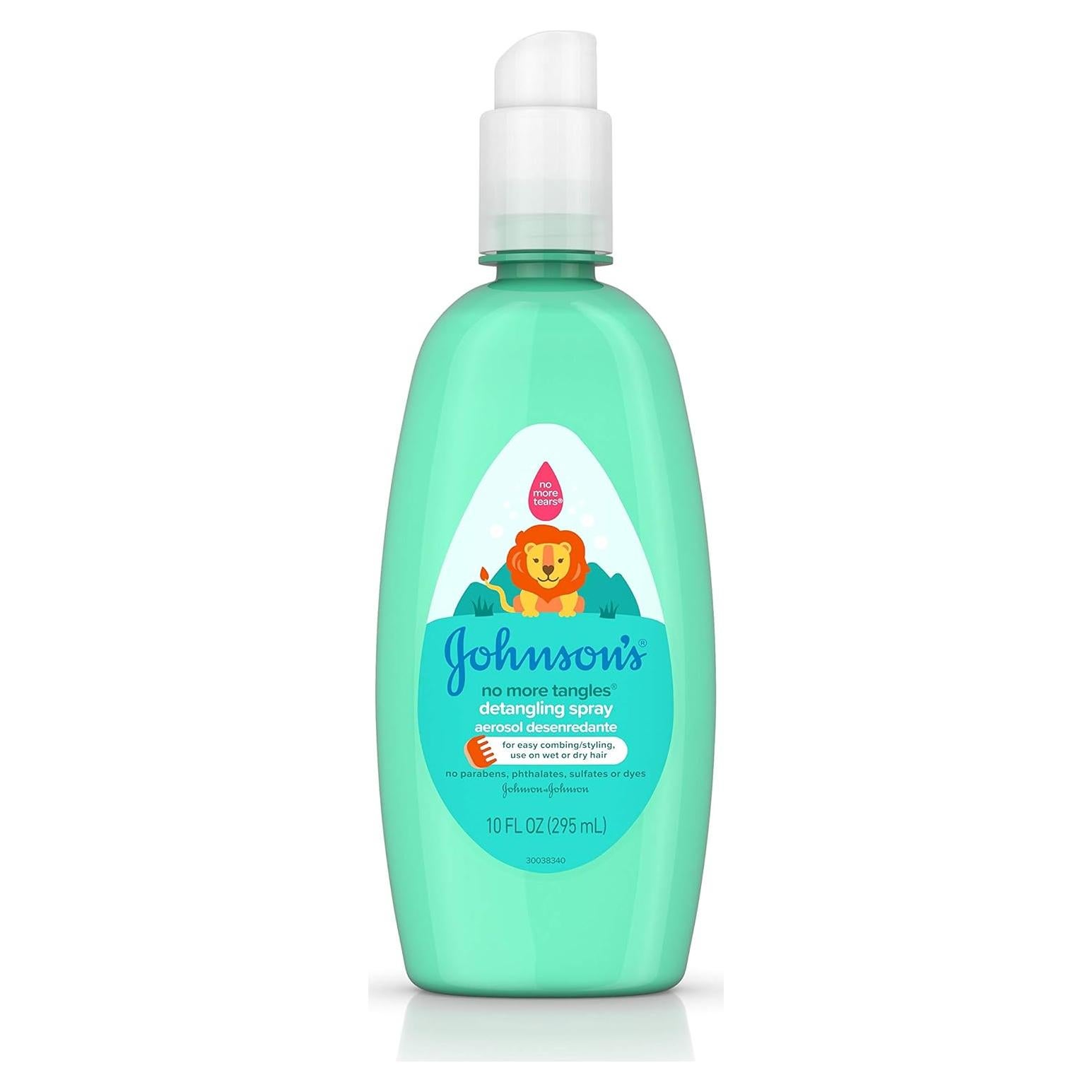 Spray Desenredante Johnson's No More Tangles 295 ml Hipoalergénico