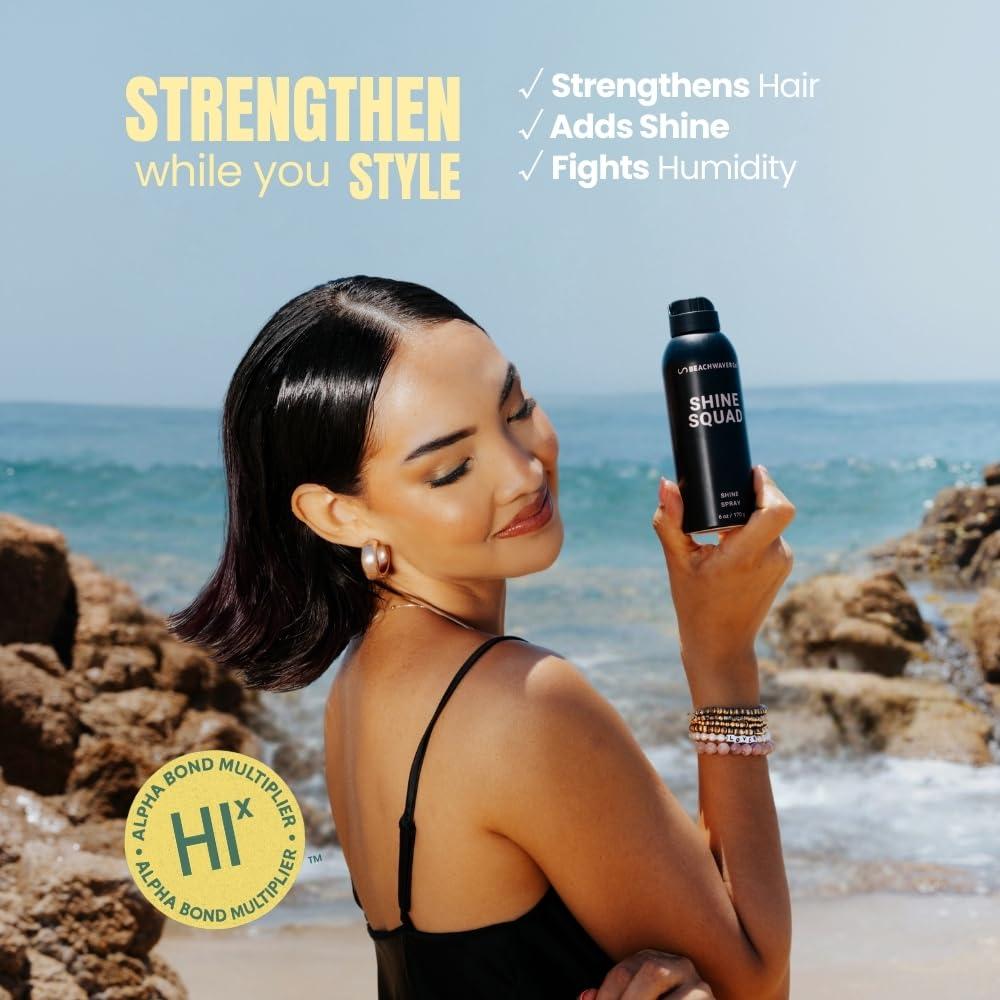 Spray Brillante Beachwaver Shine Squad 48g - Acabado Sin Frizz