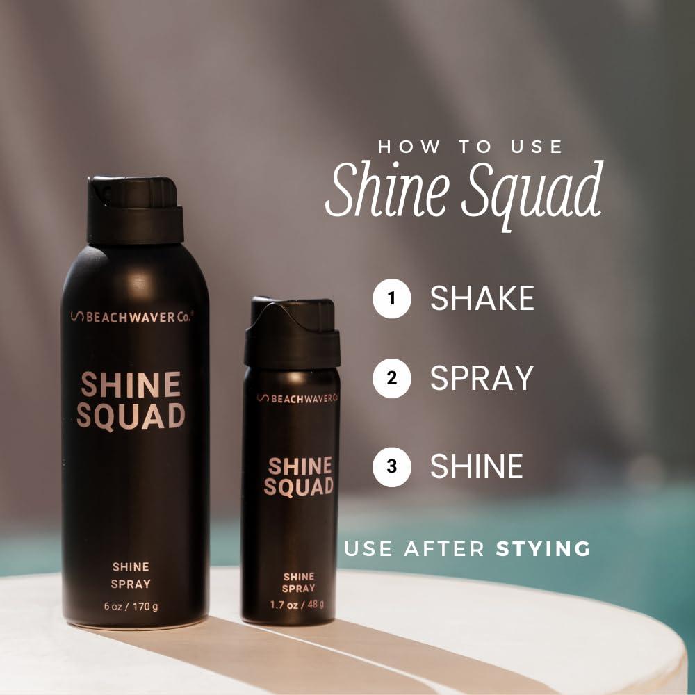 Spray Brillante Beachwaver Shine Squad 48g - Acabado Sin Frizz
