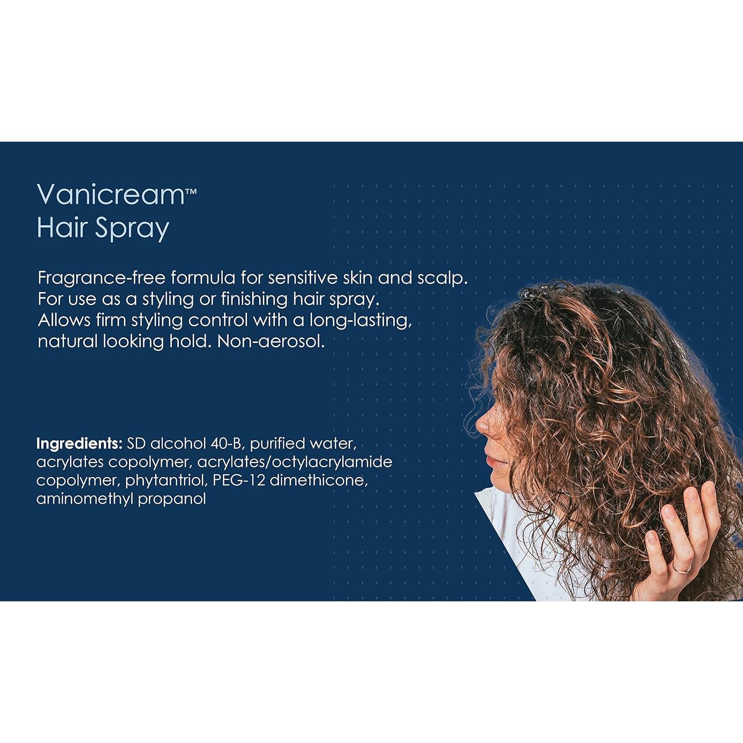 Spray de Fijación Firme Vanicream 226.8g Libre de Fragancias