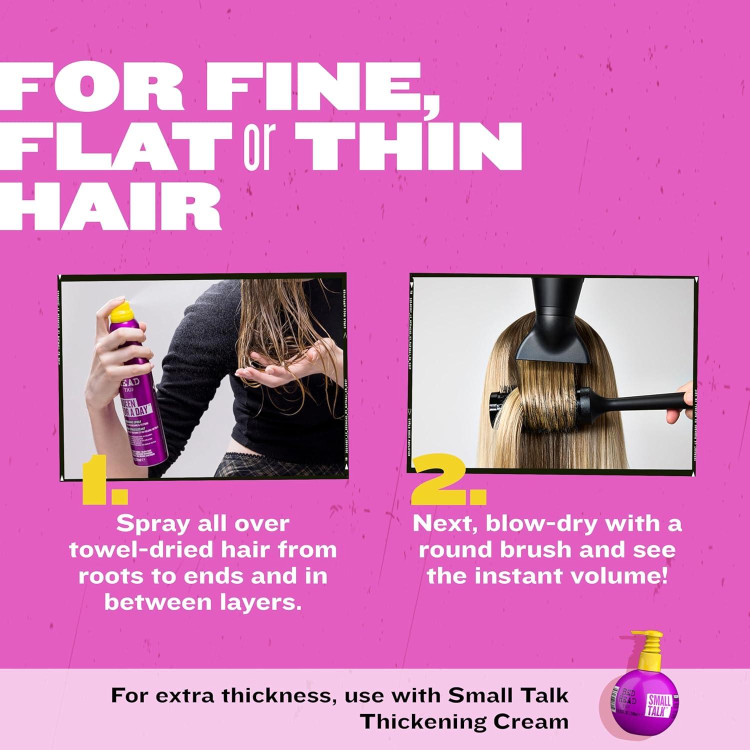 Spray Engrosador de Cabello TIGI Bed Head 298 ml Volumen Baya