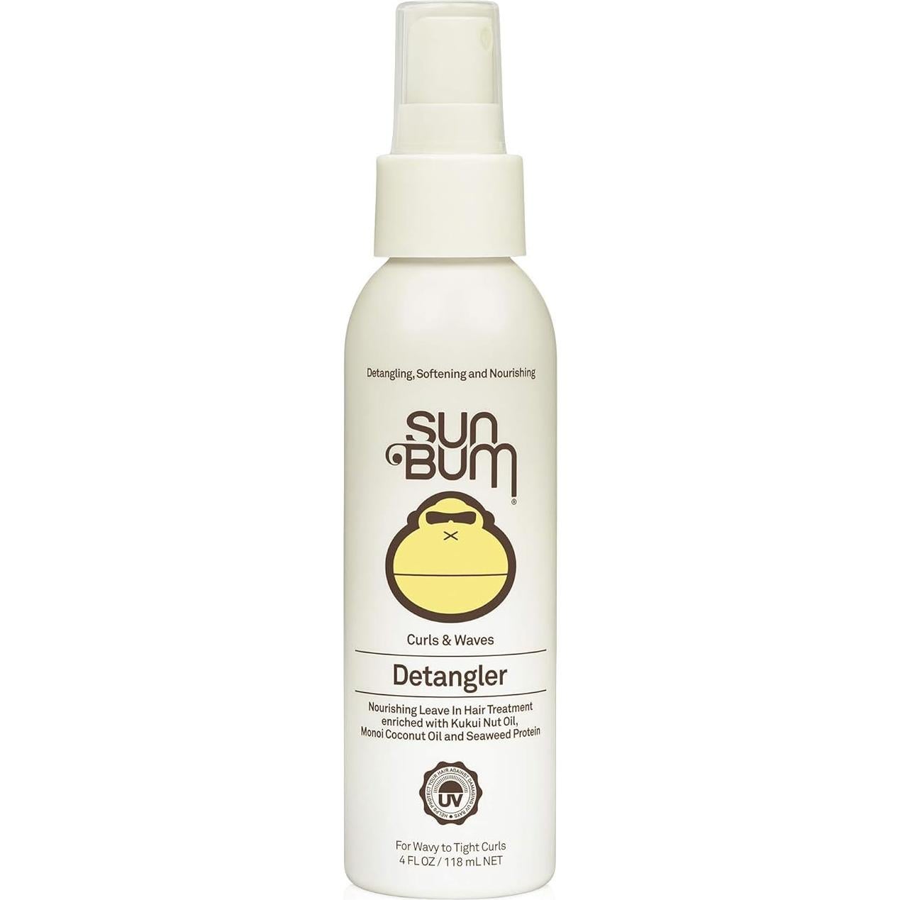 Desenredante para Rizos Sun Bum 118.3 ml - Vegano y Sin Frizz