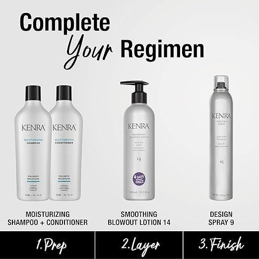 Loción Alisadora Kenra Professional 10.1 oz - Sin Frizz