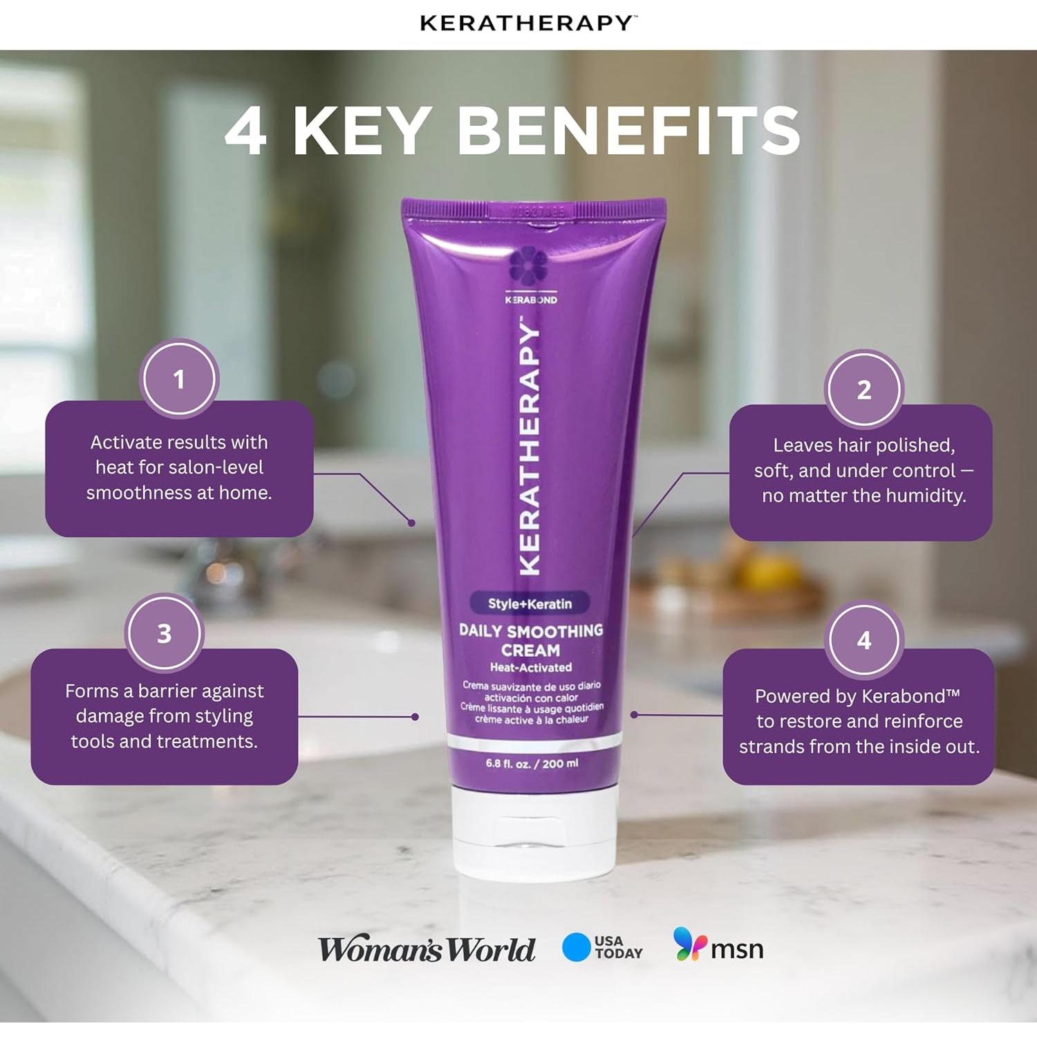 Crema Alisadora Keratherapy 200 ml - Infundida con Queratina