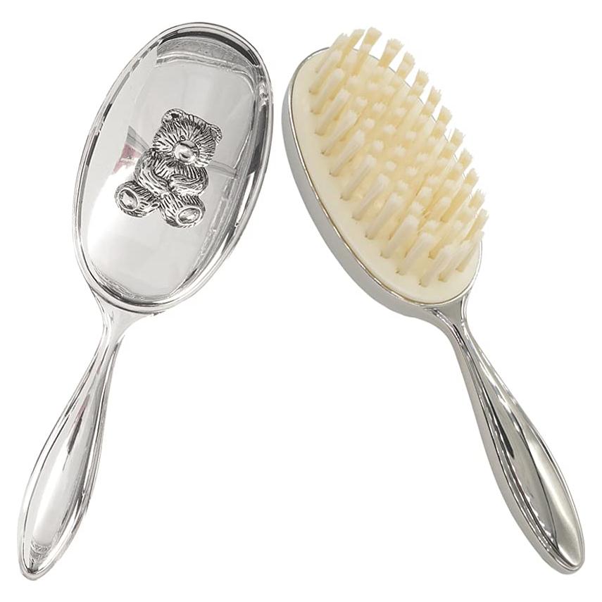 Cepillo para Bebés RUMIUSE Chapado en Plata con Cerdas Suaves