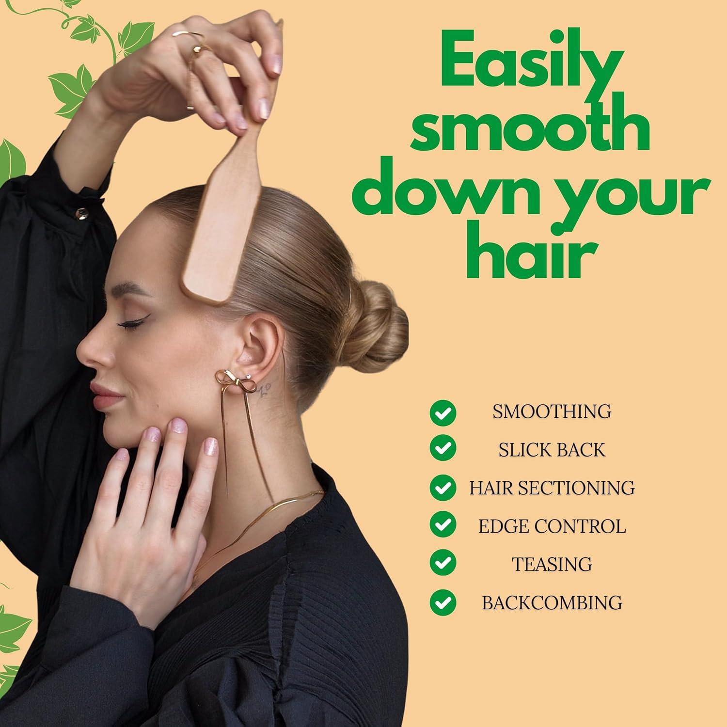 Cepillo de Cerda de Jabalí GranNaturals para Peinado y Alisado