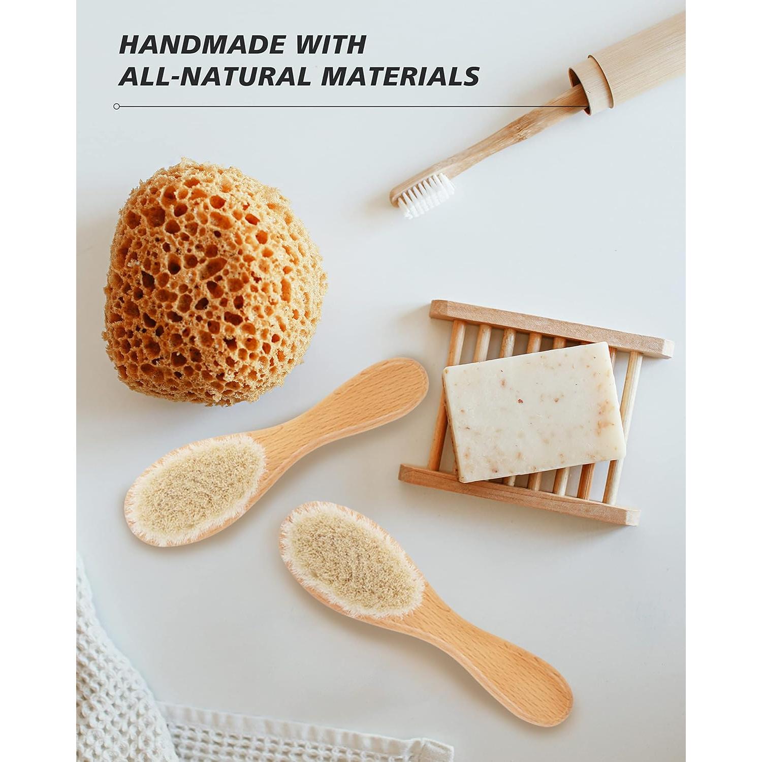 Cepillo para Bebé DF Dualerv 2 Piezas Mango de Madera