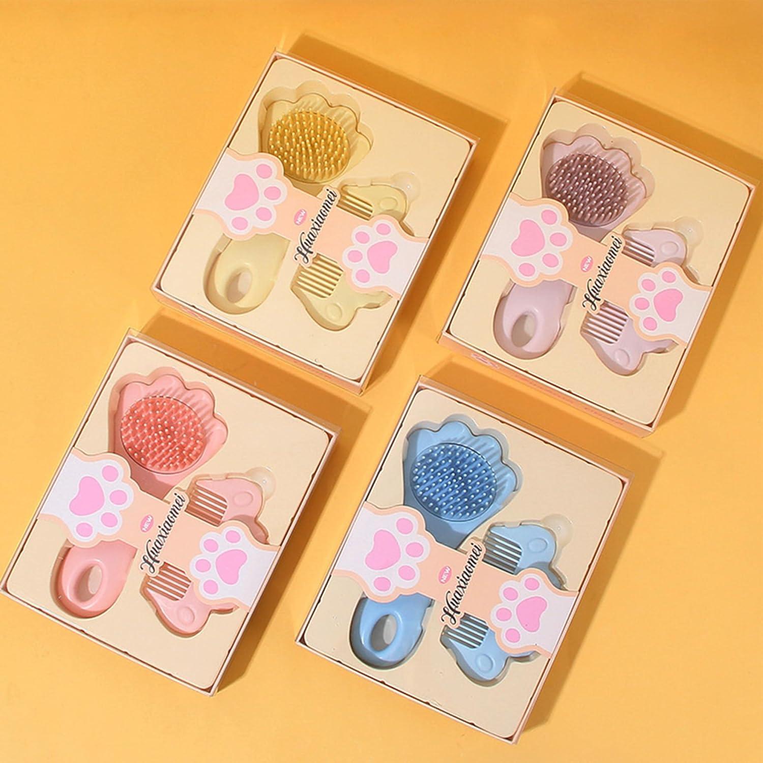 Set de Cepillo y Peine para Bebé Lyaiwever - Azul, Suave y Seguro