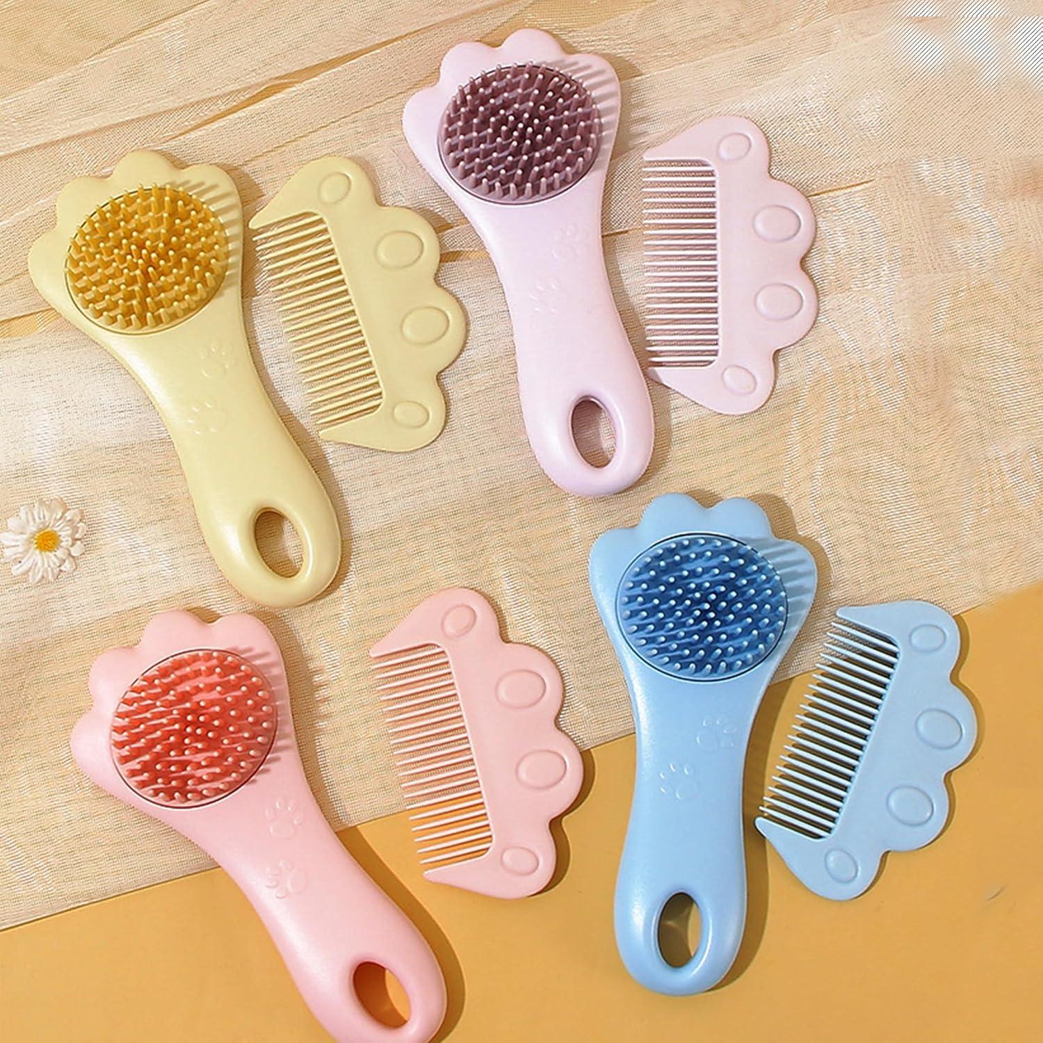 Set de Cepillo y Peine para Bebé Lyaiwever - Azul, Suave y Seguro