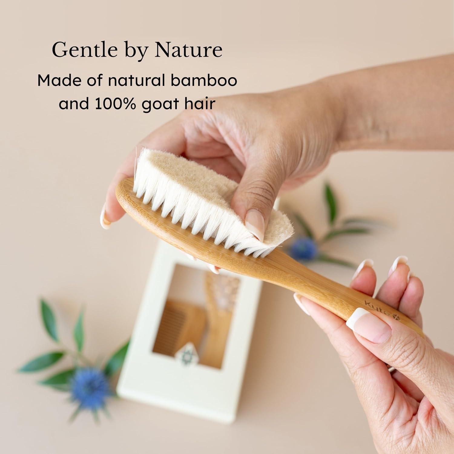 Cepillo para Costra del Cráneo Kyte Baby Cerdas Naturales