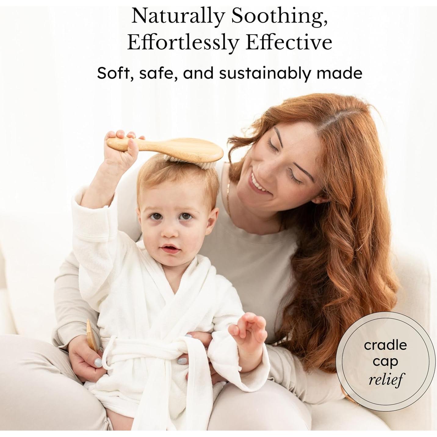 Cepillo para Costra del Cráneo Kyte Baby Cerdas Naturales