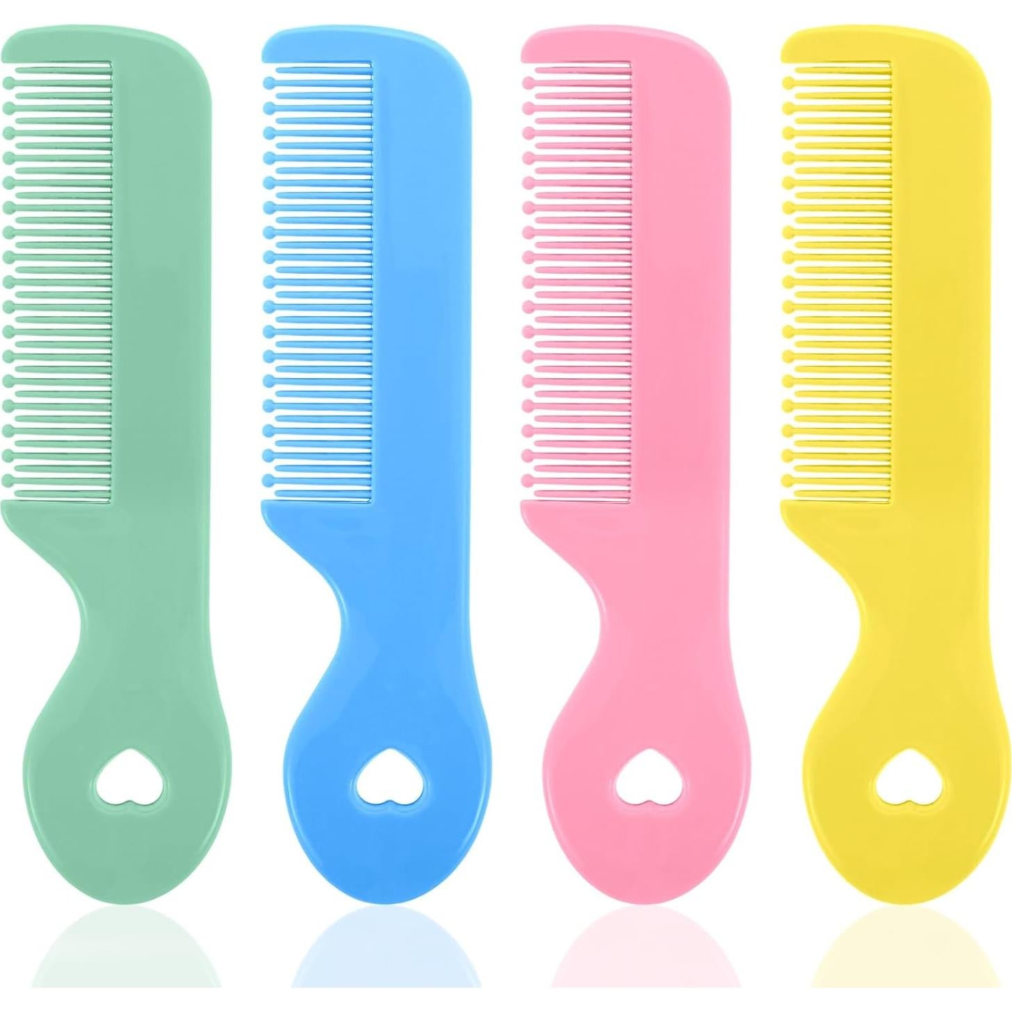 Juego de 4 Peines Suaves para Bebés y Niños - Cuidado del Cabello