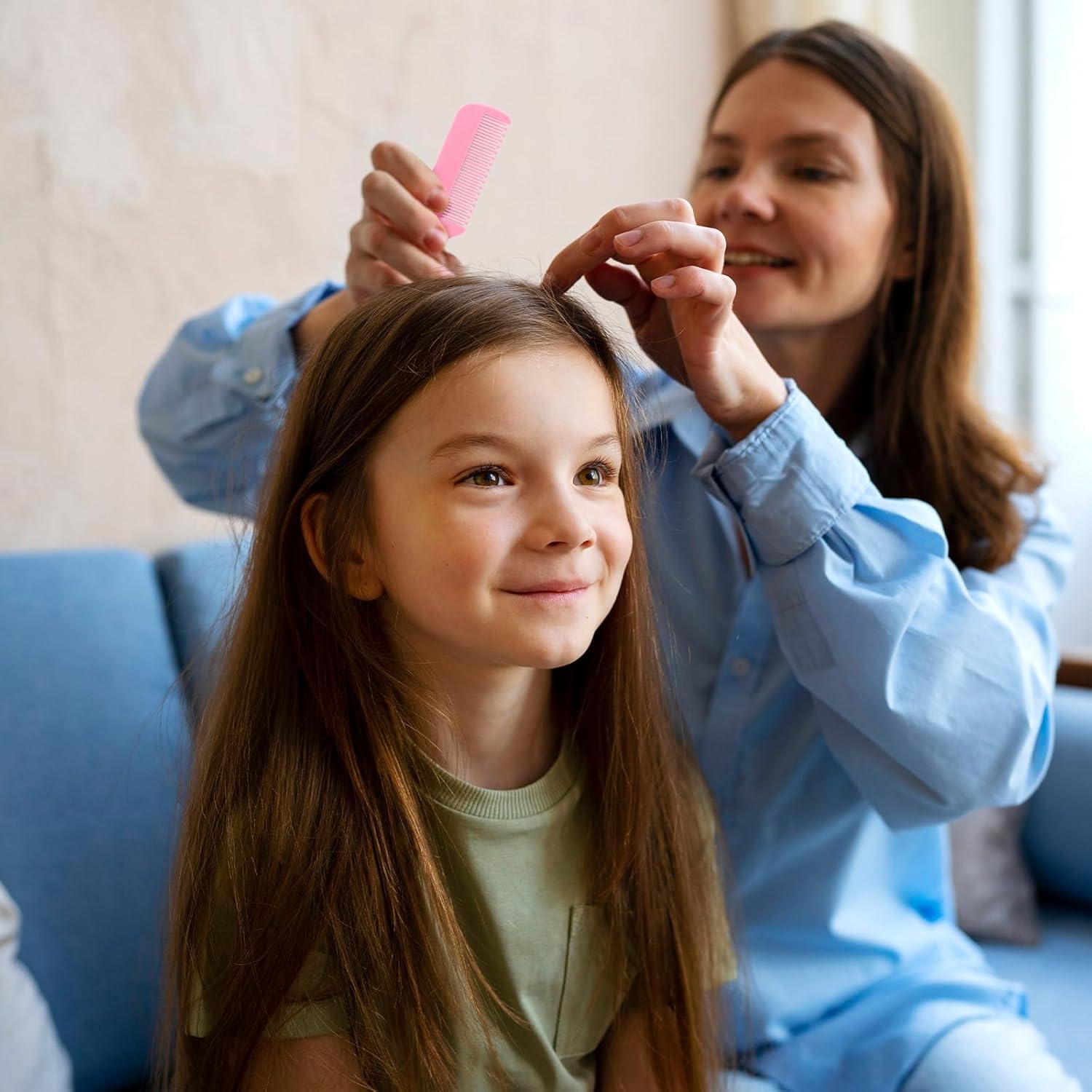 Juego de 4 Peines Suaves para Bebés y Niños - Cuidado del Cabello