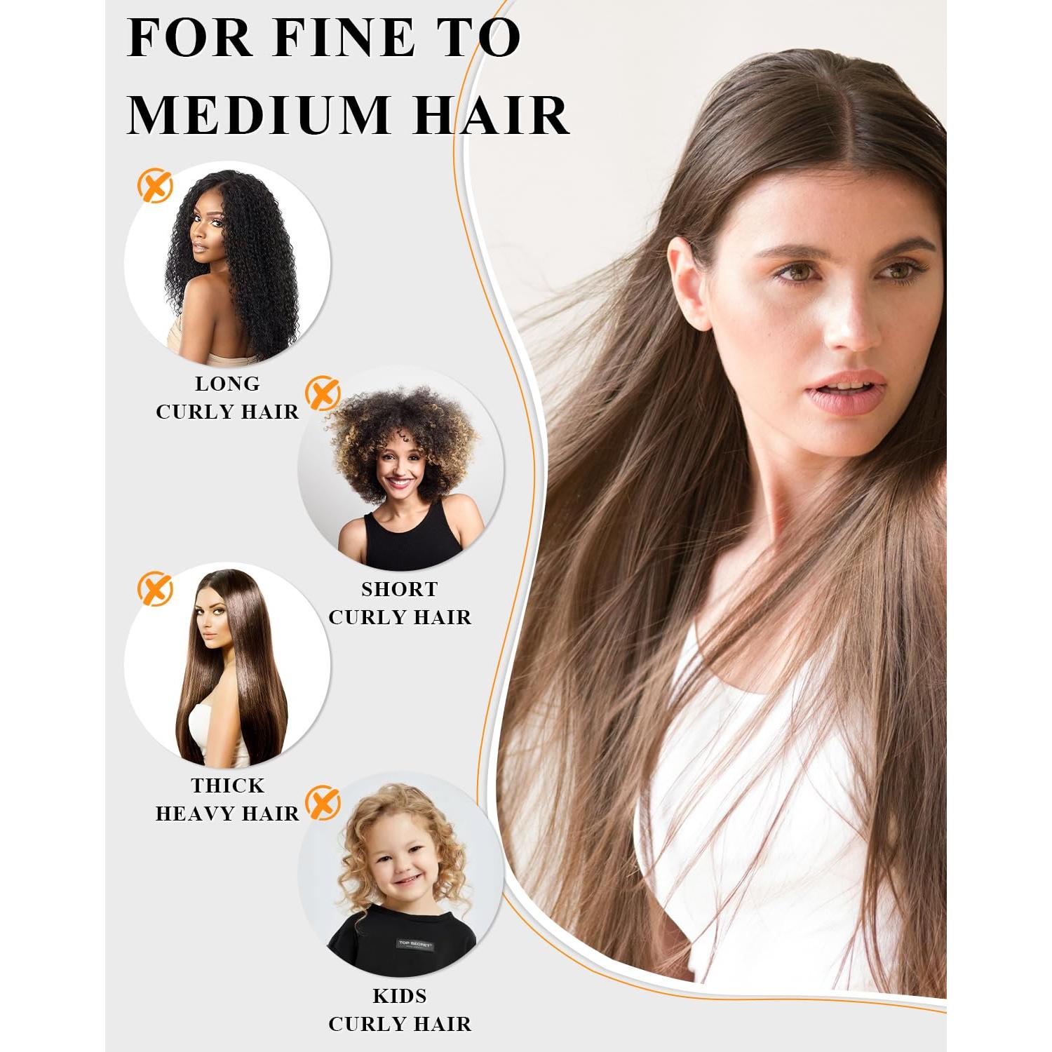 Cepillo de cerdas de jabalí Samnyte para alisar cabello