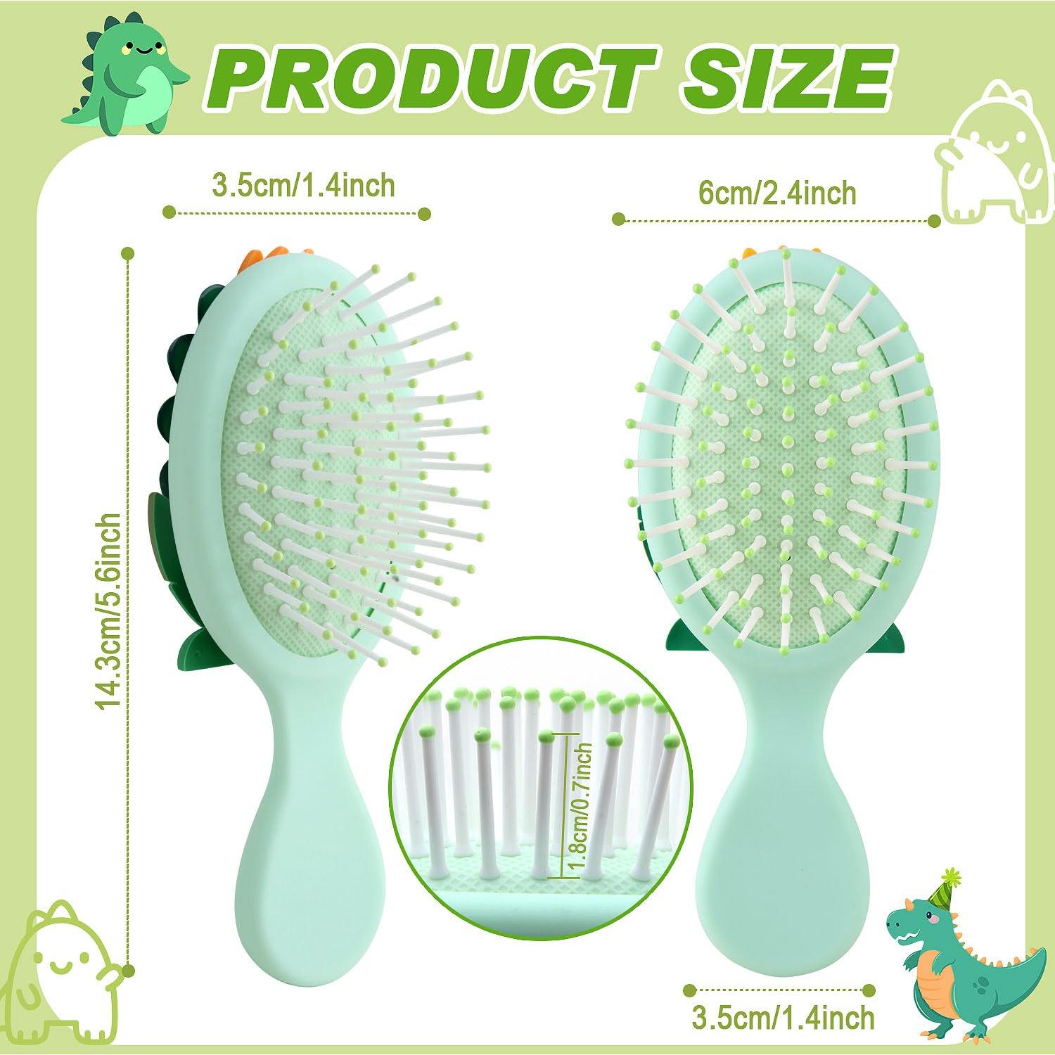 Cepillo de Cabello Mini para Niños SSCY Verde 14.6x6.1cm