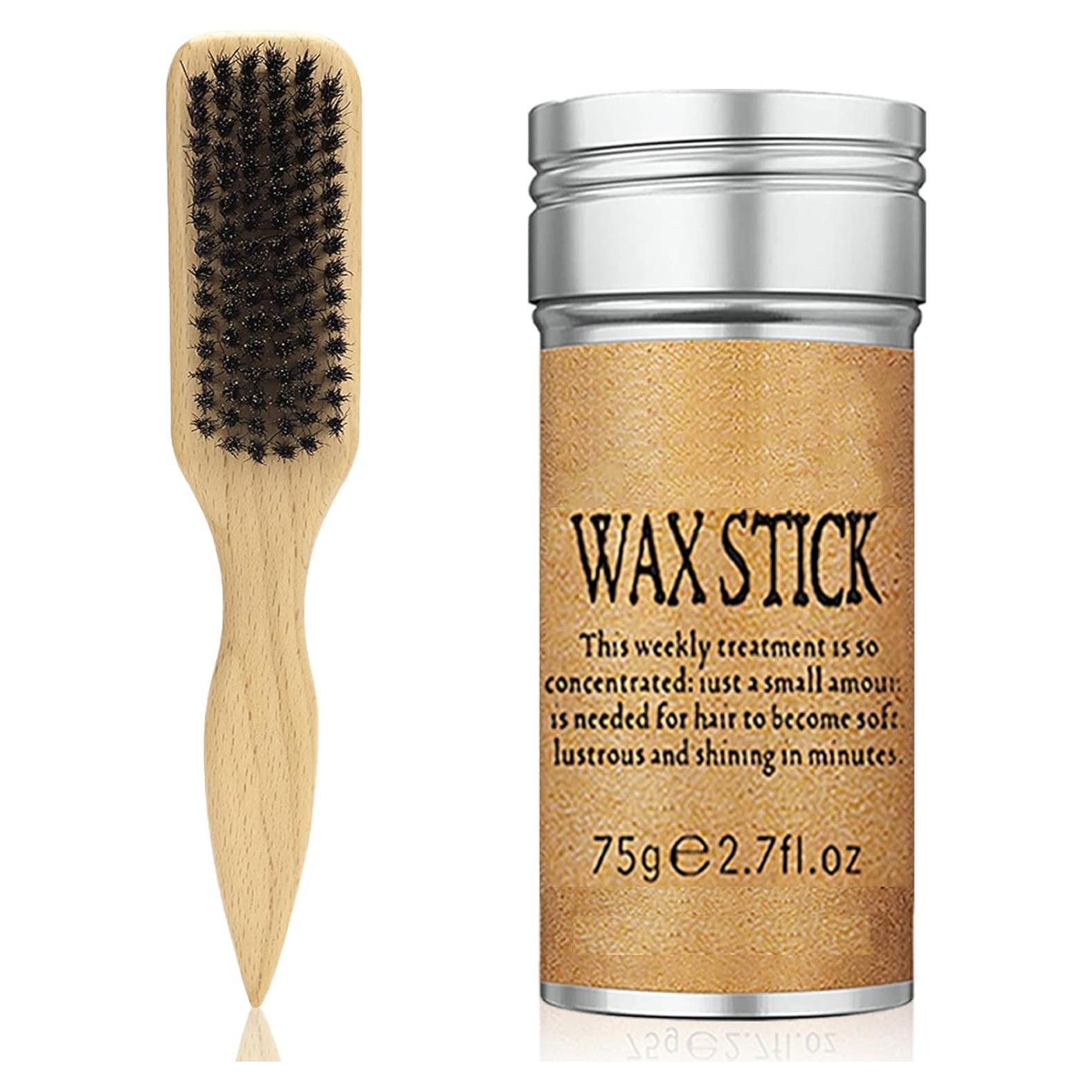 Juego de Cepillo y Cera para Cabello Lacio SPRINGSKY 22.6x9.1cm