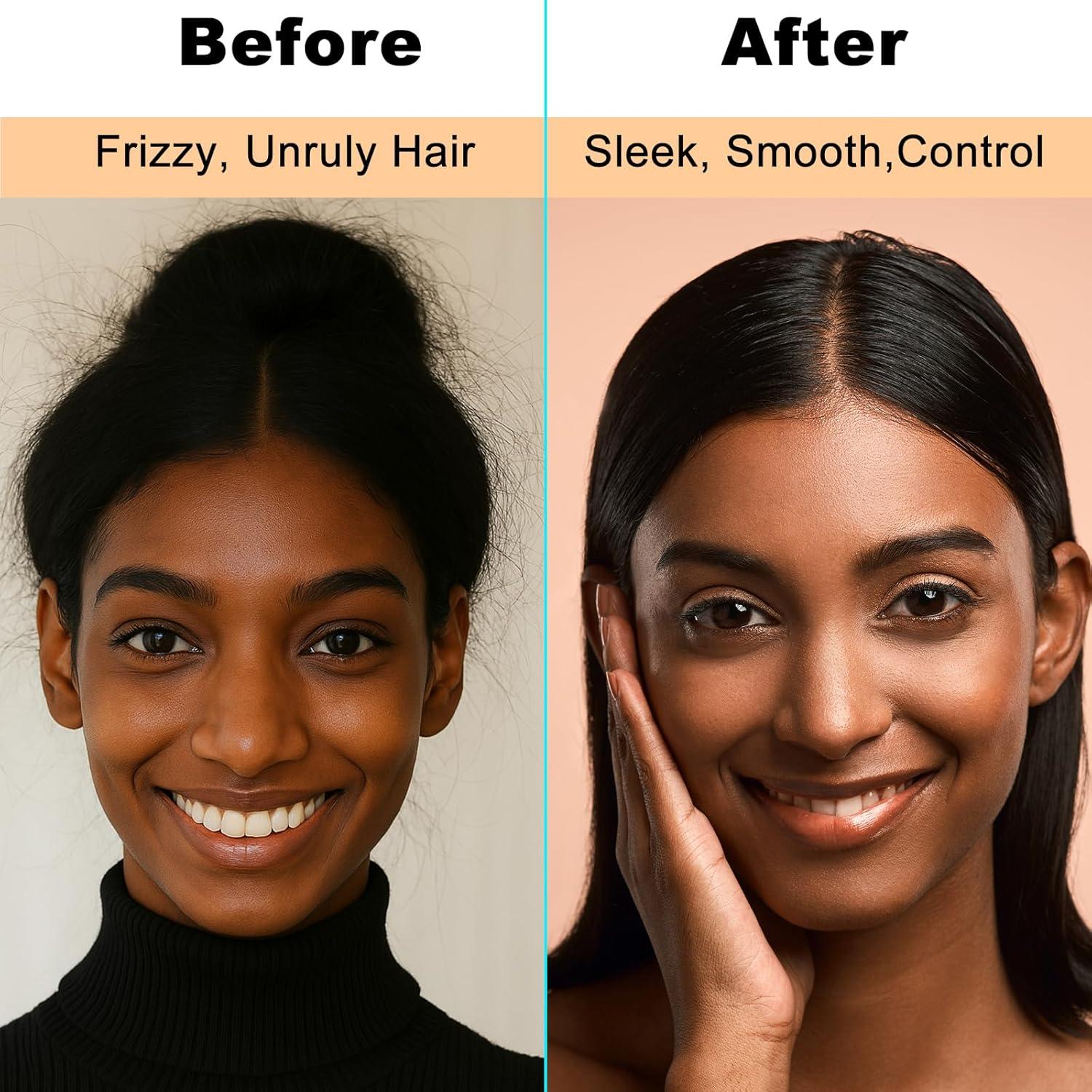 Juego de Cepillo y Cera para Cabello Lacio SPRINGSKY 22.6x9.1cm