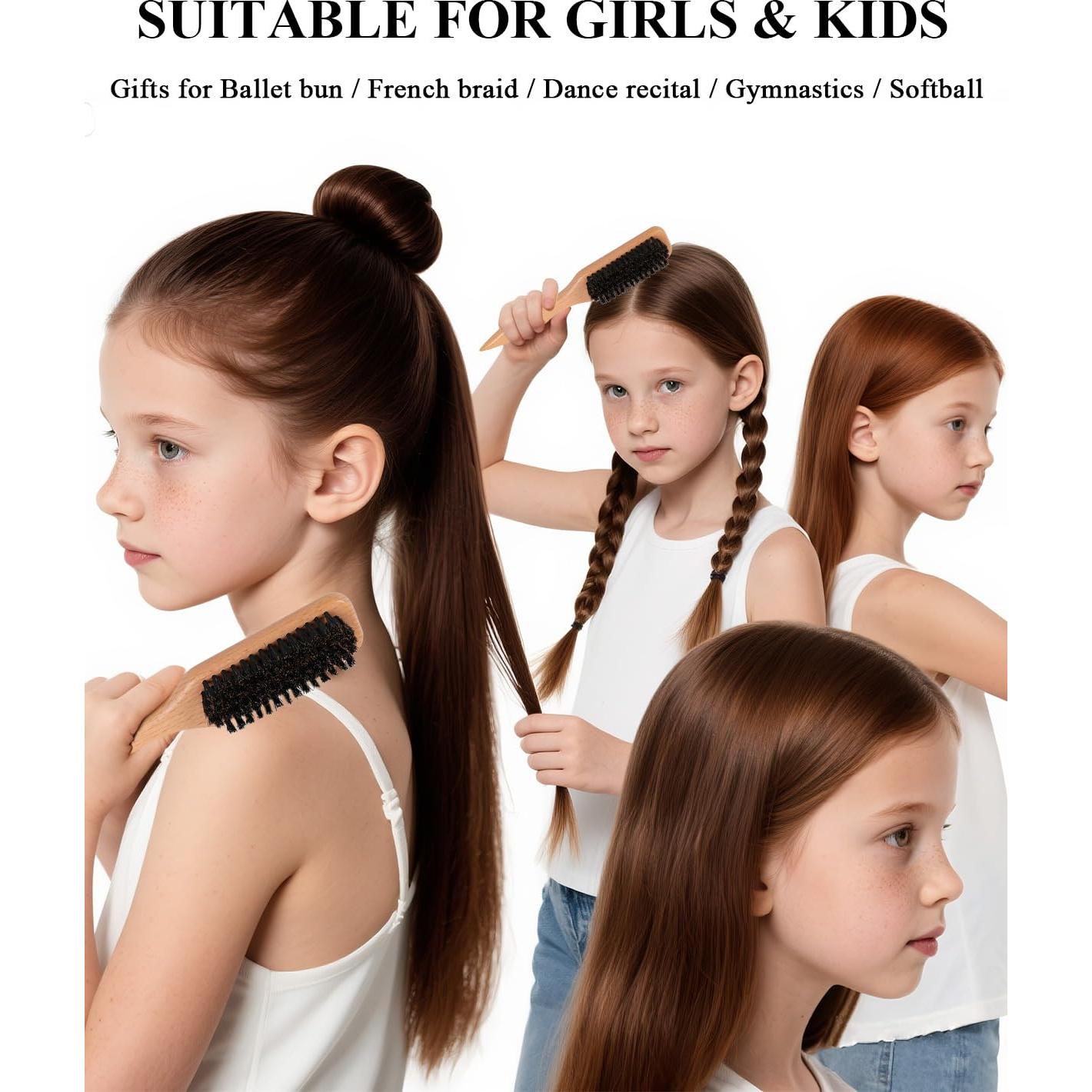 Juego de Cepillo y Cera para Cabello Slick Back AnWoor