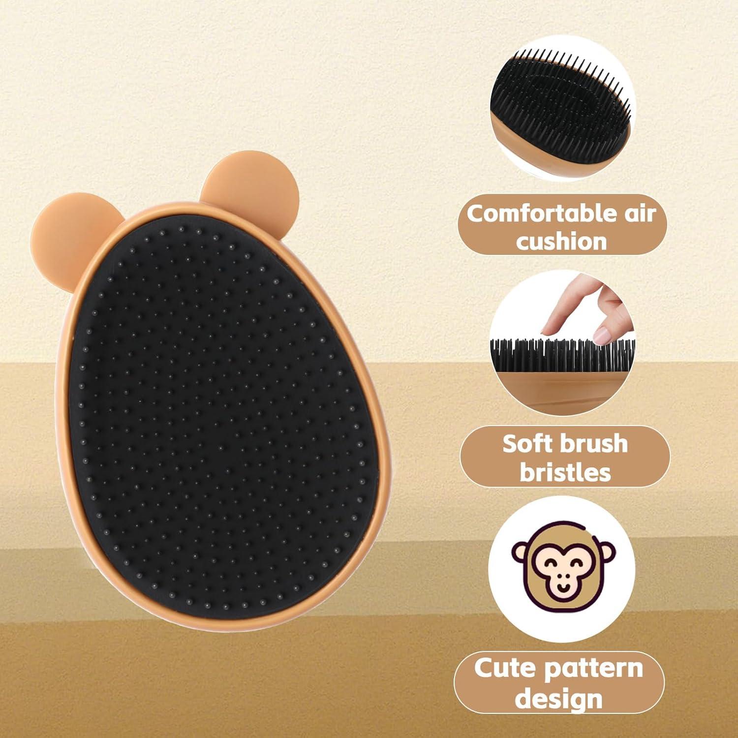 Cepillo para Cabello Antiestático Gato&Mono 10.9x8.2cm