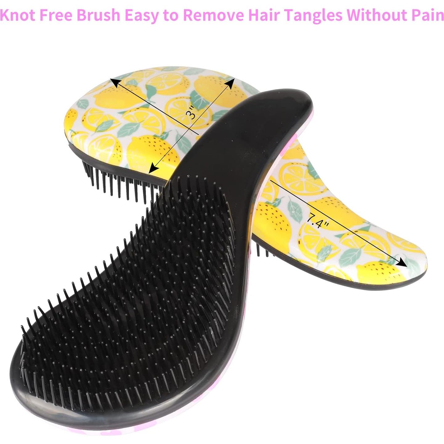 Set de 3 Cepillos Desenredantes 79STYLE para Niños - Sin Dolor, 18 cm