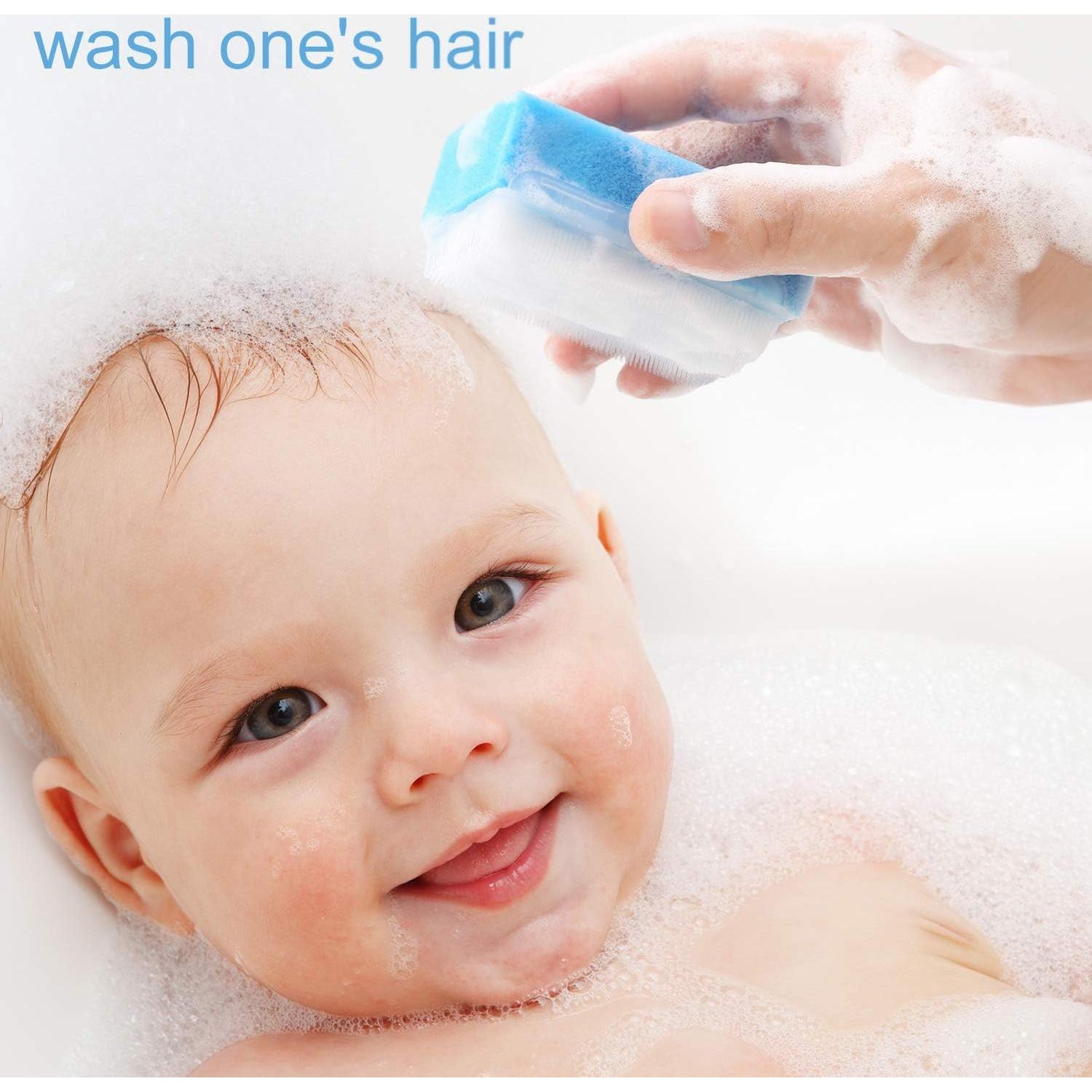 Esponjas de Baño para Bebés Ziznba - 6 Pcs Suaves y Seguras