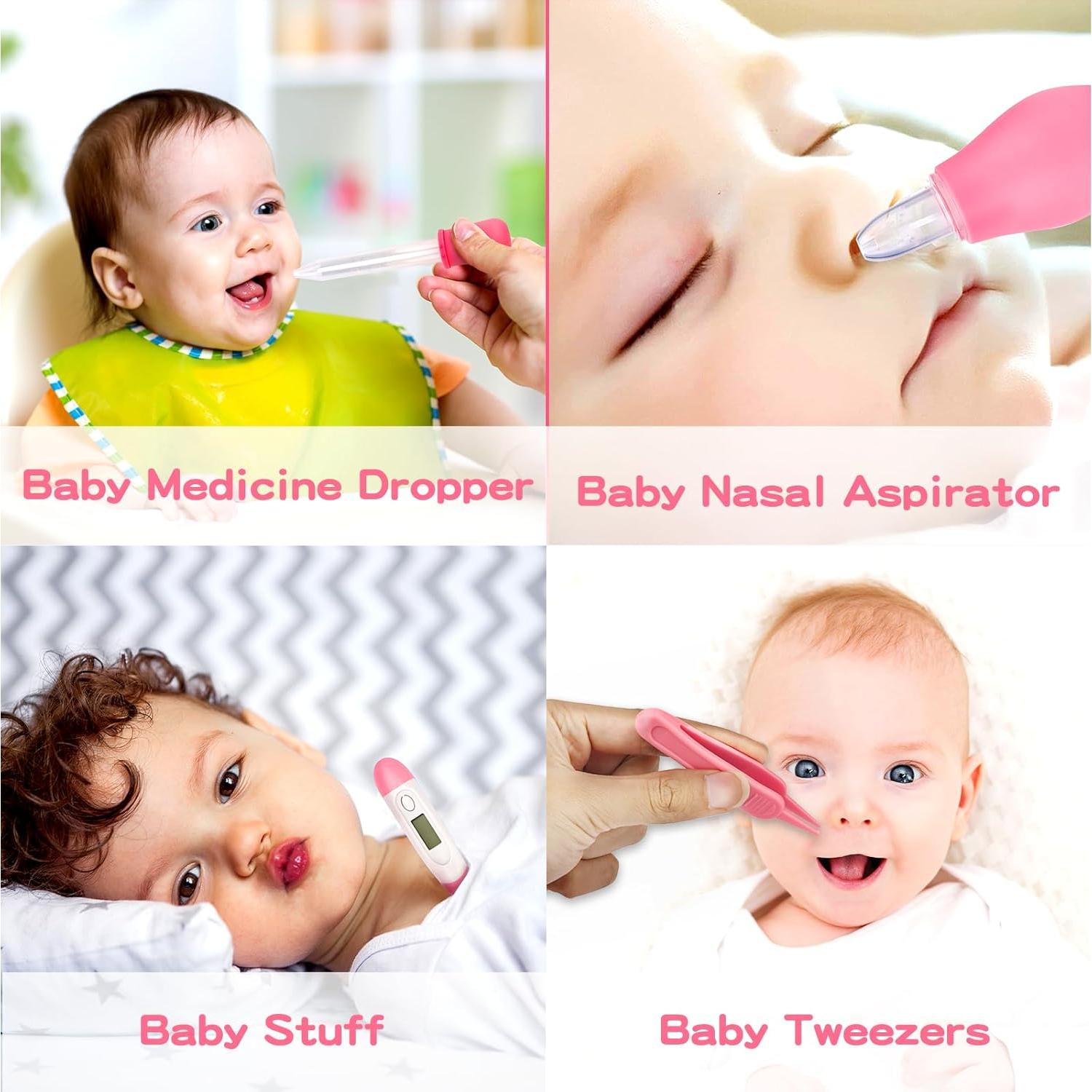 Kit de Cuidado Infantil UHFi 13 en 1 Rosa para Bebés