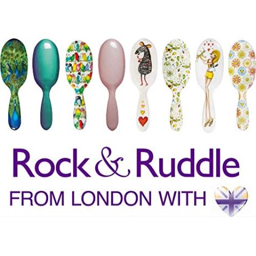 Cepillo de Pelo Natural Rock & Ruddle Conejitos 17.5cm