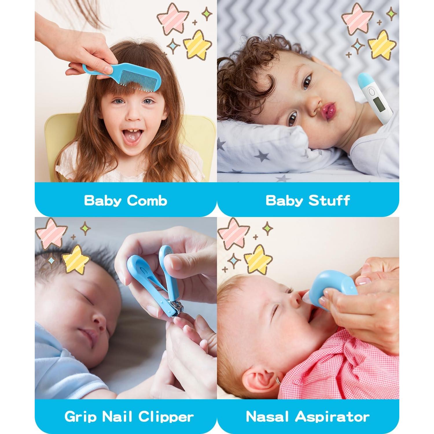 Kit de Cuidado para Bebés Esonto 14 en 1 Azul